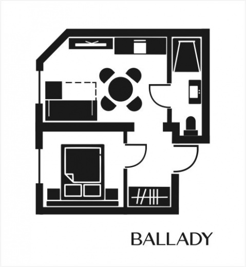 Planos de planta — Apartamentos DK Mickiewicza BALLADY