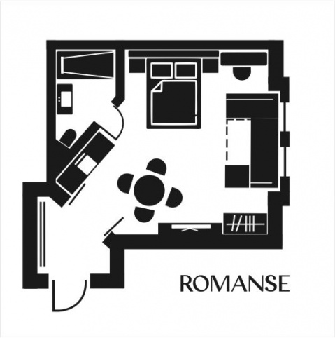 Planos de planta — Apartamentos DK Mickiewicza ROMANSE