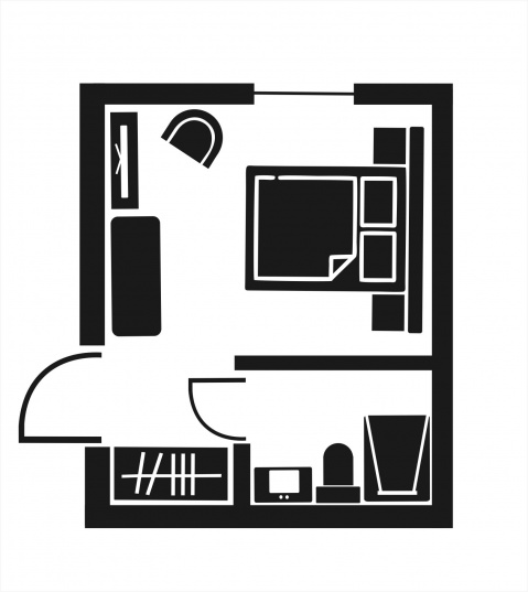 Grundrisse – DK Dyplomat Zimmer 104