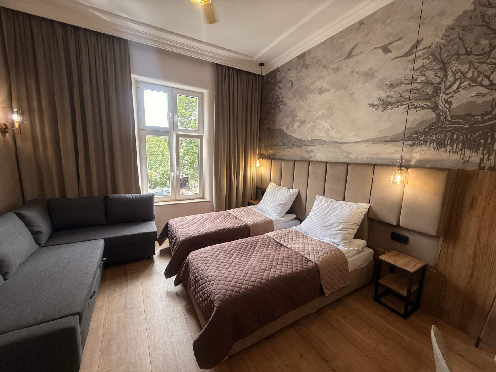 Interior de ejemplo: Apartamento Mazurski con un sofá