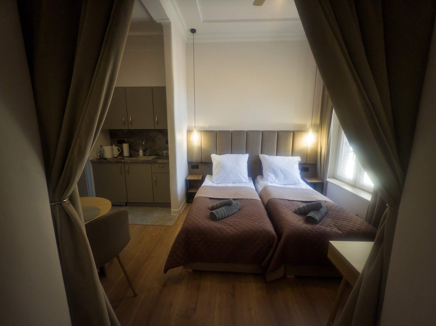 Interior: Apartamento Mazurski con 3 camas individuales