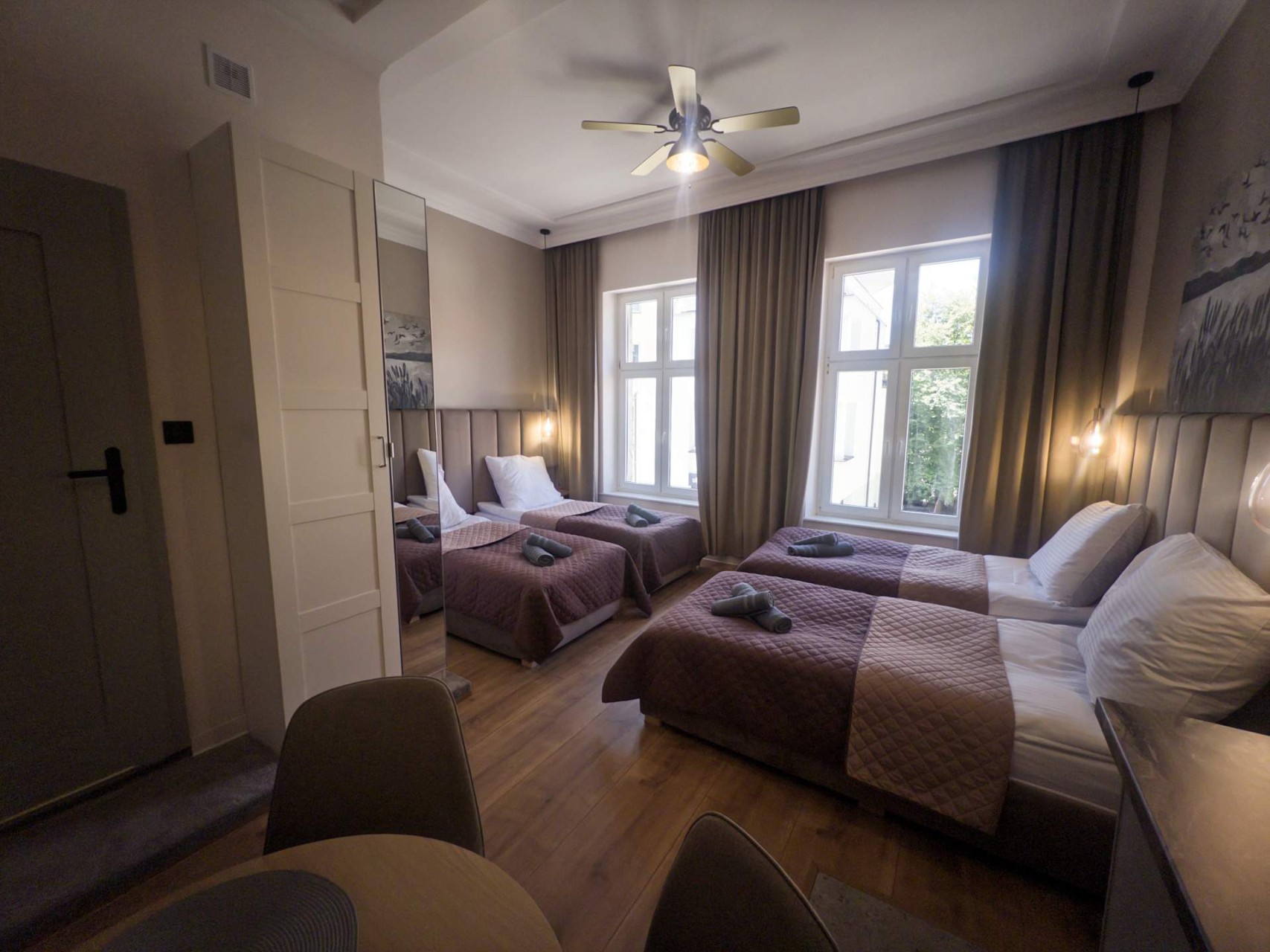 Interior: Apartamento Mazurski con 4 camas individuales